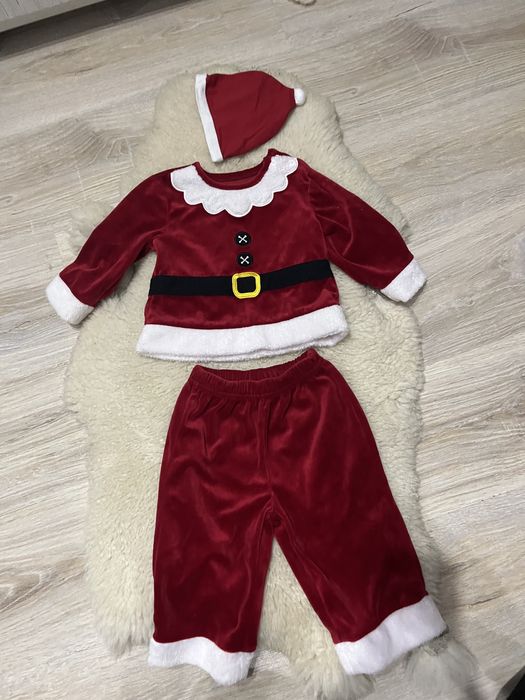 Strój mikołaja sesja zdjęciowa 68-74 74 mikołaj