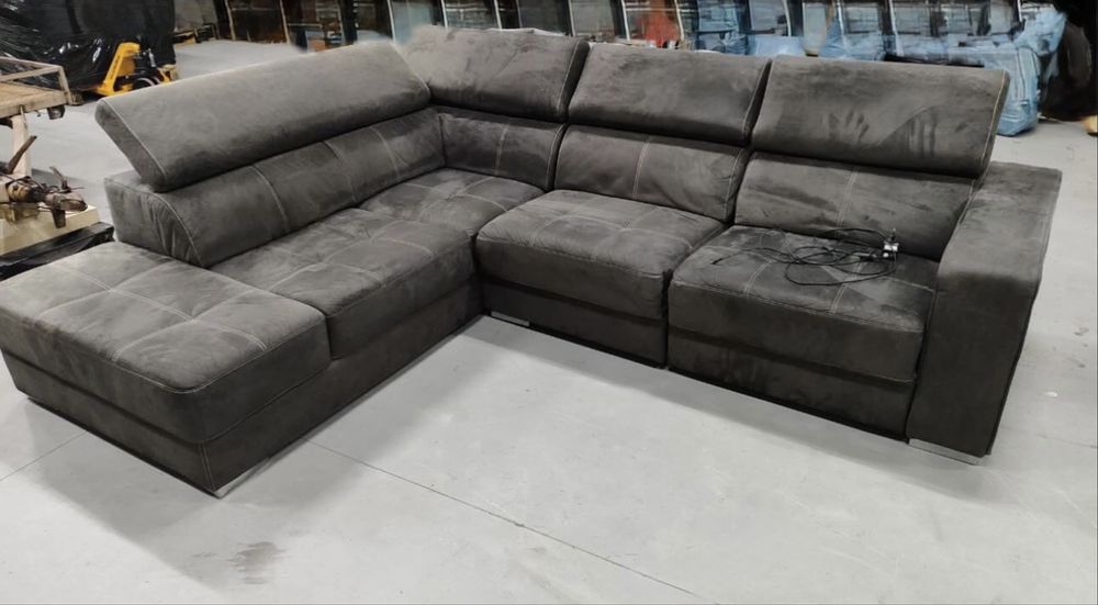 Duży komfortowy narożnik z funkcją RELAX