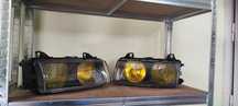 BMW E36 Lampy BOSCH Soczewka NOWE Szkła YELLOW Żółte Reflektory ładne