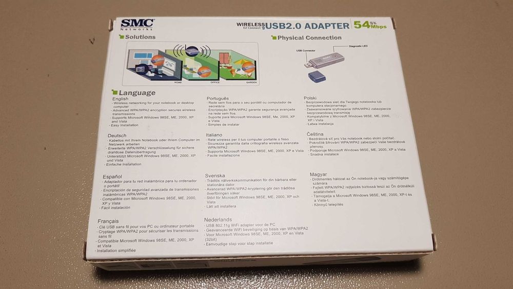 Adaptador wireless USB 2.0 54Mbps