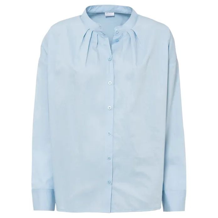 Bonprix Błękitna Koszula Oversize na Guziki Długi Rękaw 36