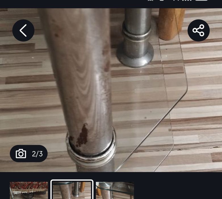 Oddam stolik szklany