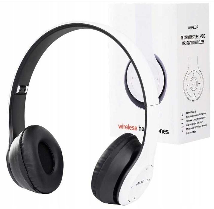 Słuchawki Bezprzewodowe Nauszne P47 Bluetooth Mp3