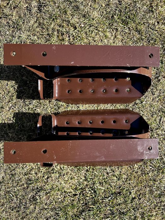 2 kompletne stopnie kominiarskie- kolor brązowy RAL8017