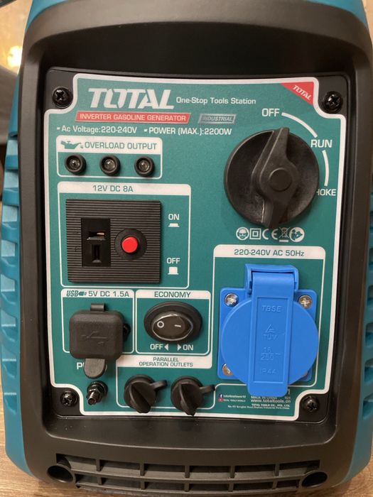 ПРОДАЮ НОВЫЙ инверторный бензиновый генератор TOTAL TP530001 2,2 кВт