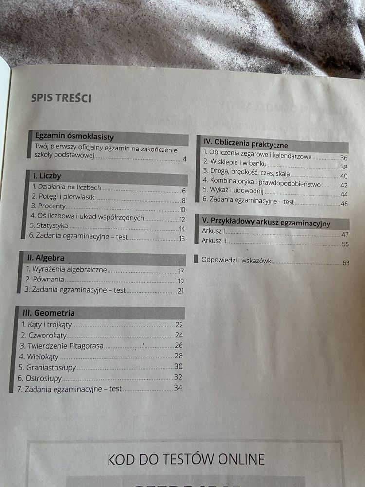 Arkusze egzaminacyjne z matematyki TAK ZDAM