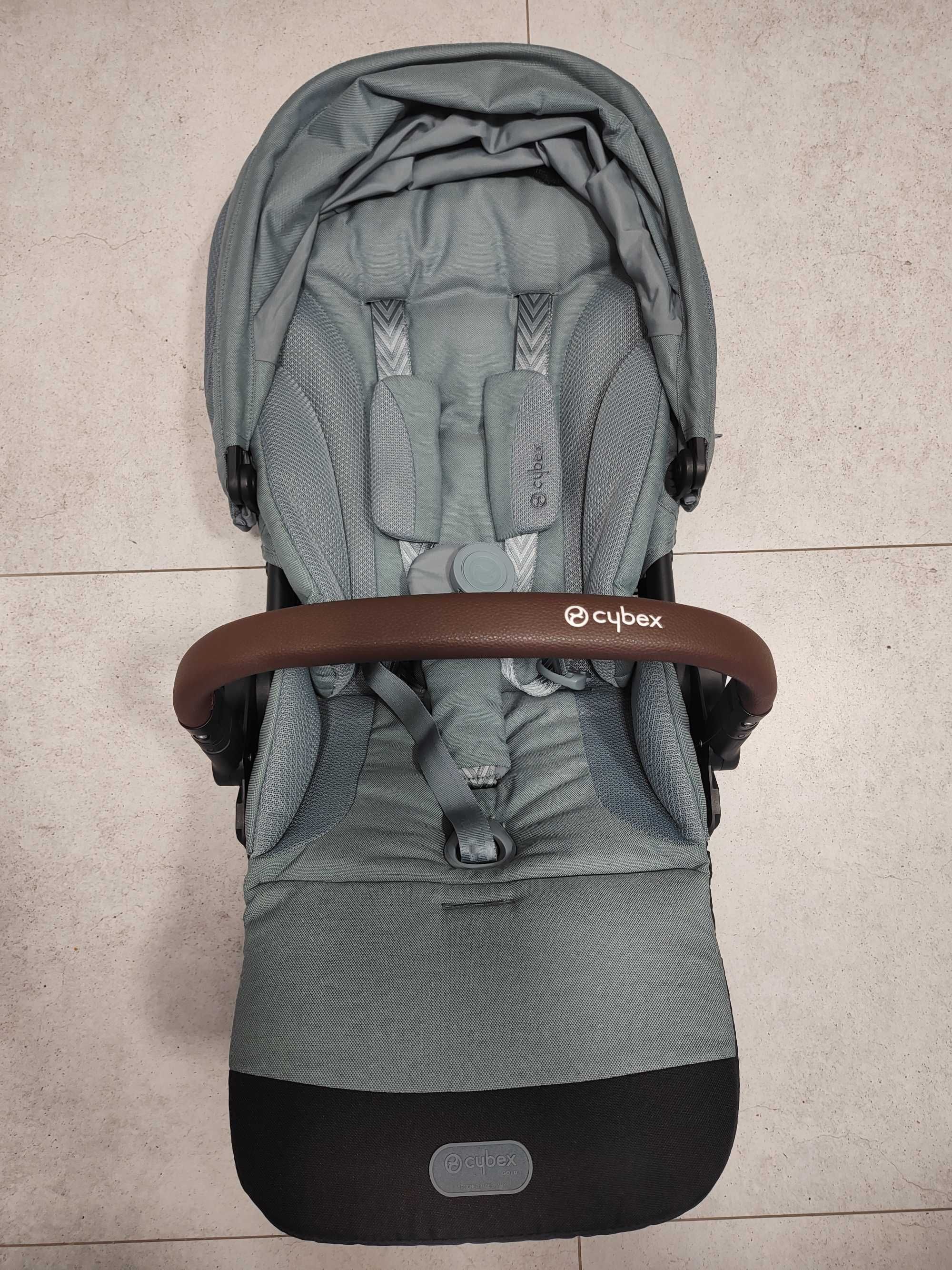 Wózek 2 w 1 Cybex Balios S Lux 2023 Storny Blue Gondola Spacerówka
