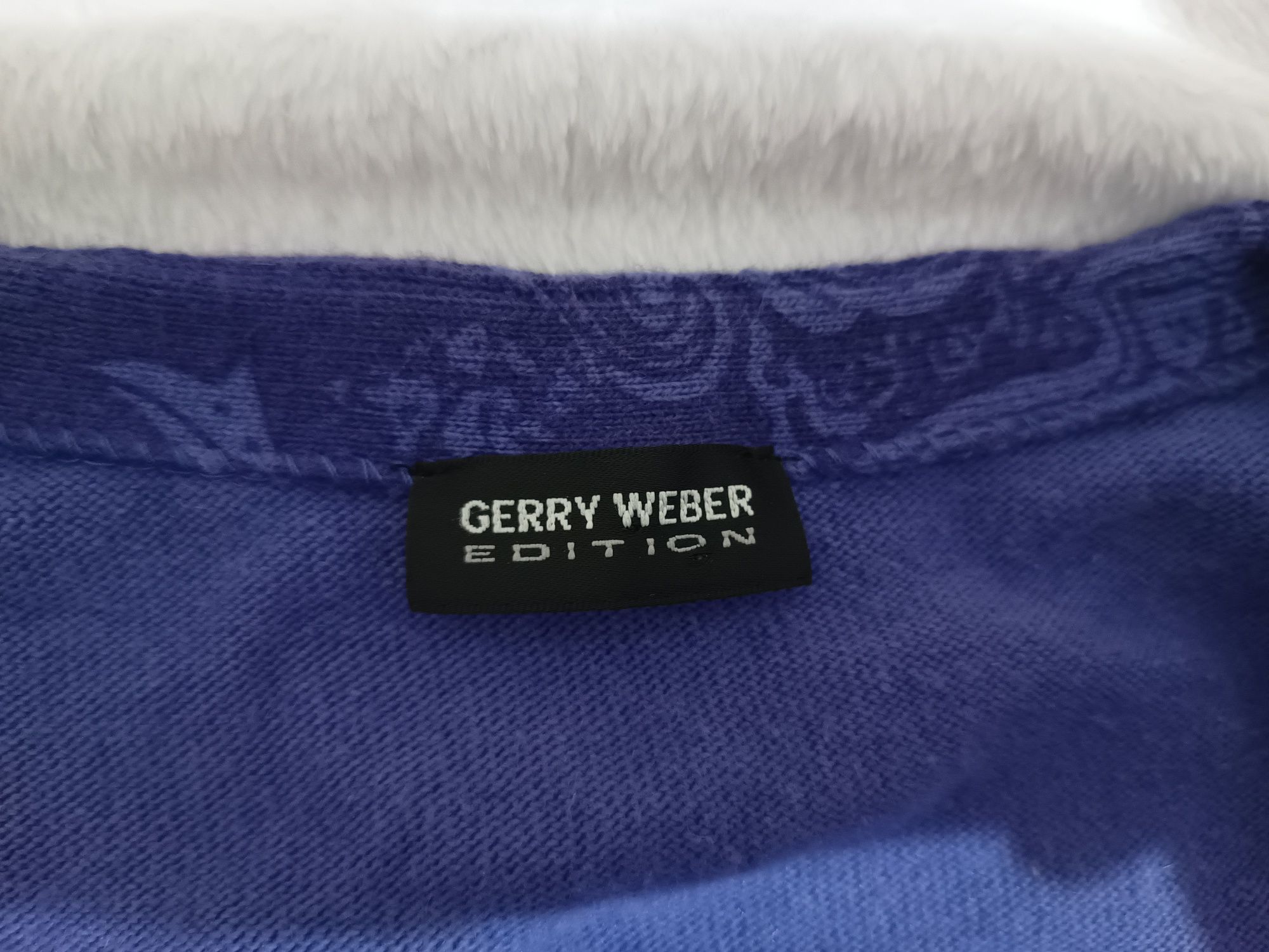 Cienki Fioletowy sweter Gerry Weber