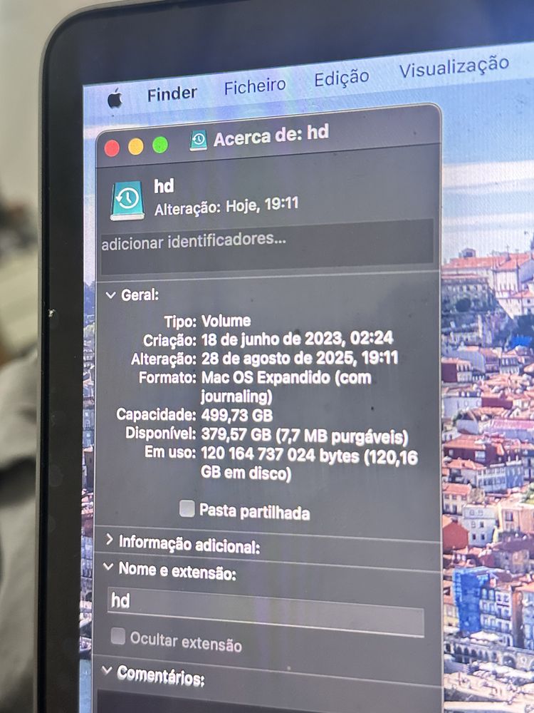 HD externo 500 gb