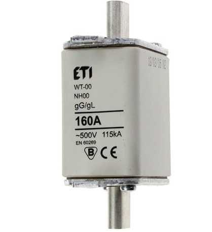 ETI Wkładka topikowa NH00/WT-00 gG 160A/500V G 3 Stuki.