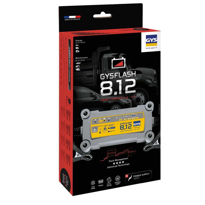Зарядний пристрій GYSFLASH 8.12, GYS, Франція
