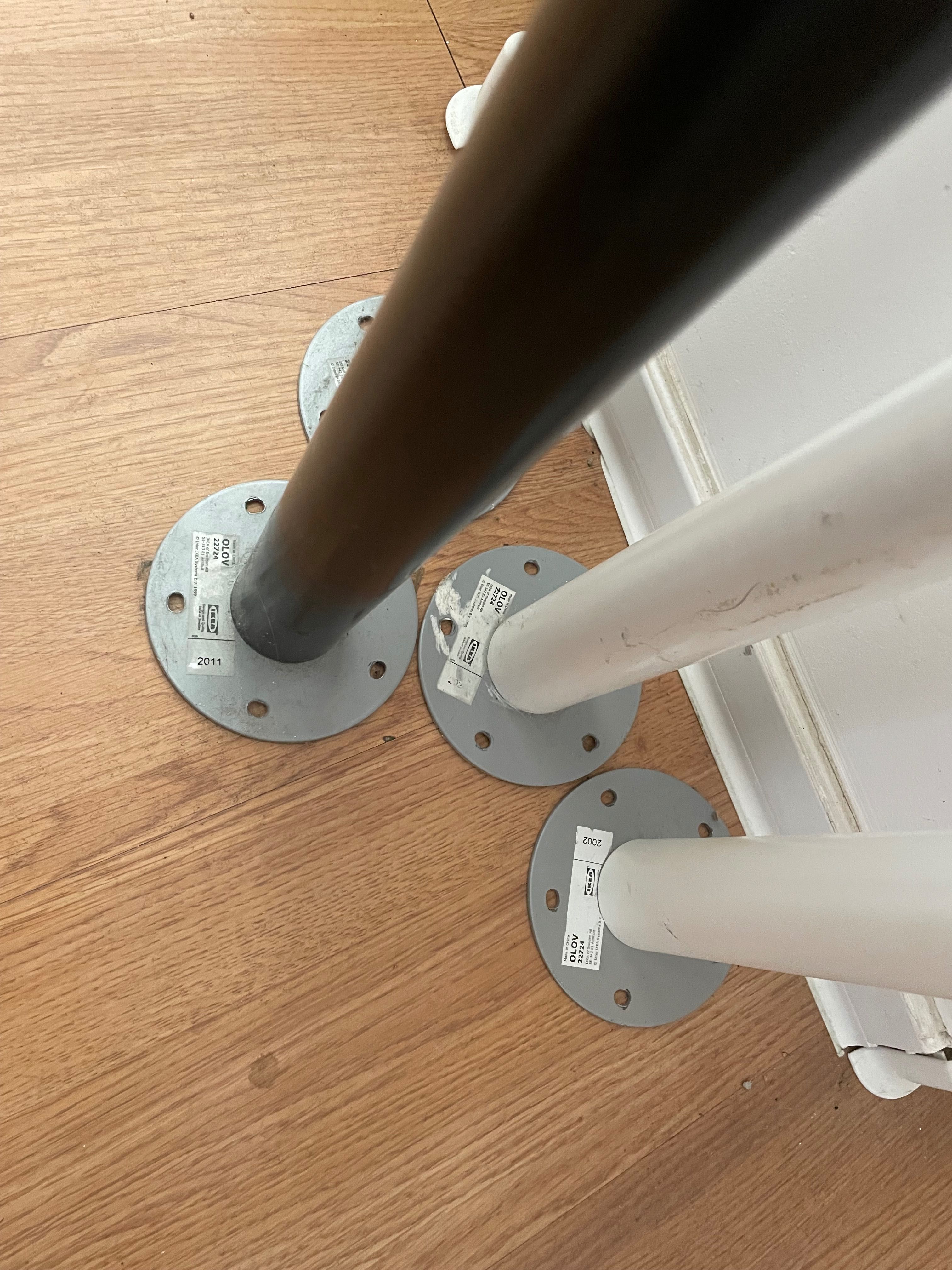 Nogi regulowane do biurka stołu IKEA Olov 4 szt regulowana wysokość