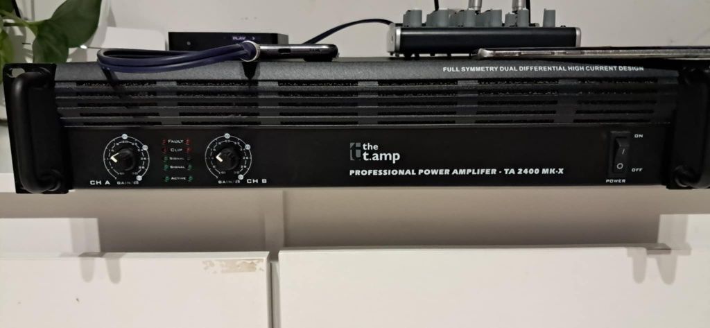 Kolumny LDM 1000RMS x2 Wzmacniacz The t.amp 2400