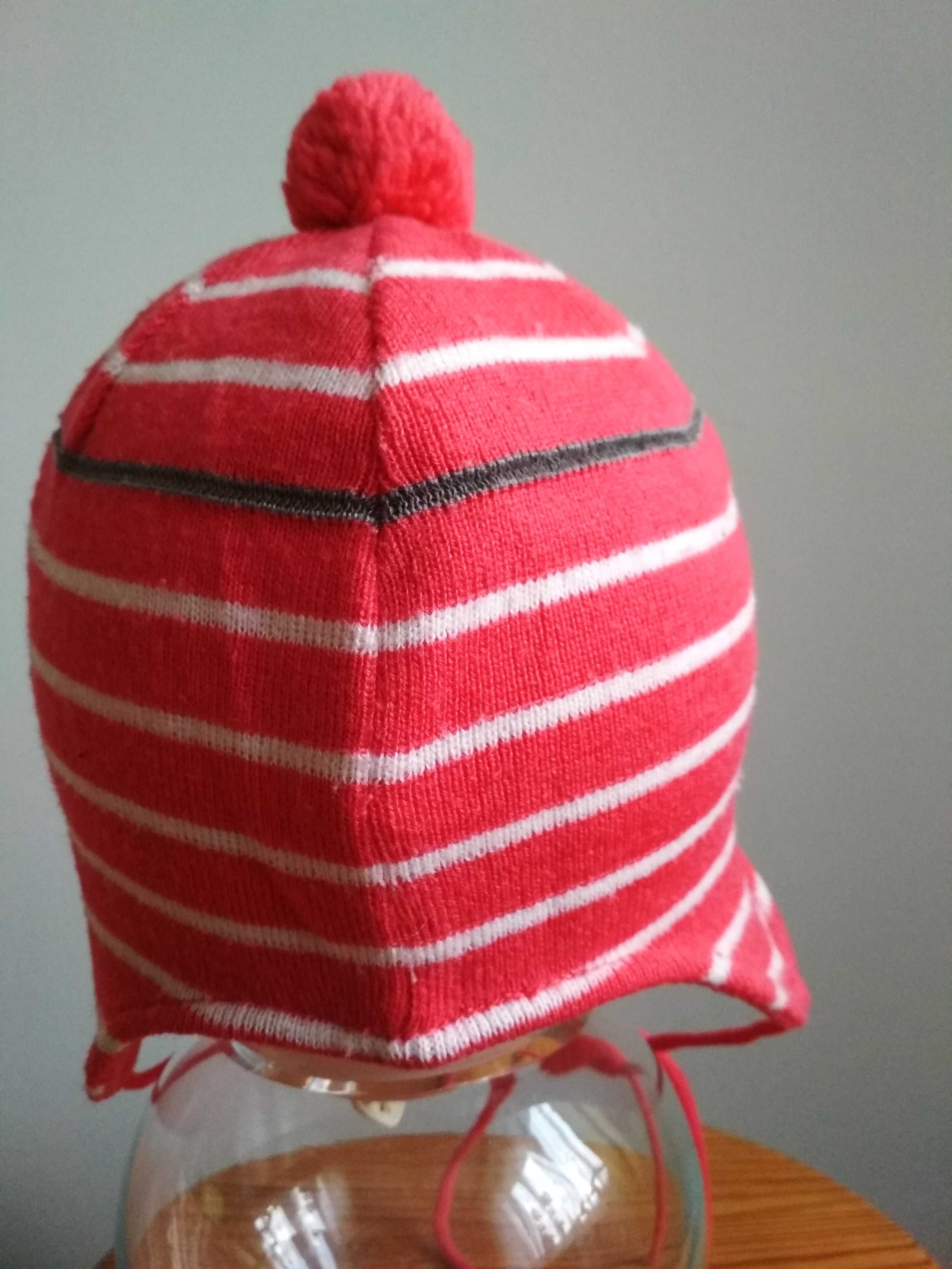 Czapka Polarn O. Pyret 50% Merino rozm.48/50 (9mies.-2 lata)