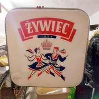 Pylon reklama Żywiec kaseton bardzo duży 75 x 75 neon