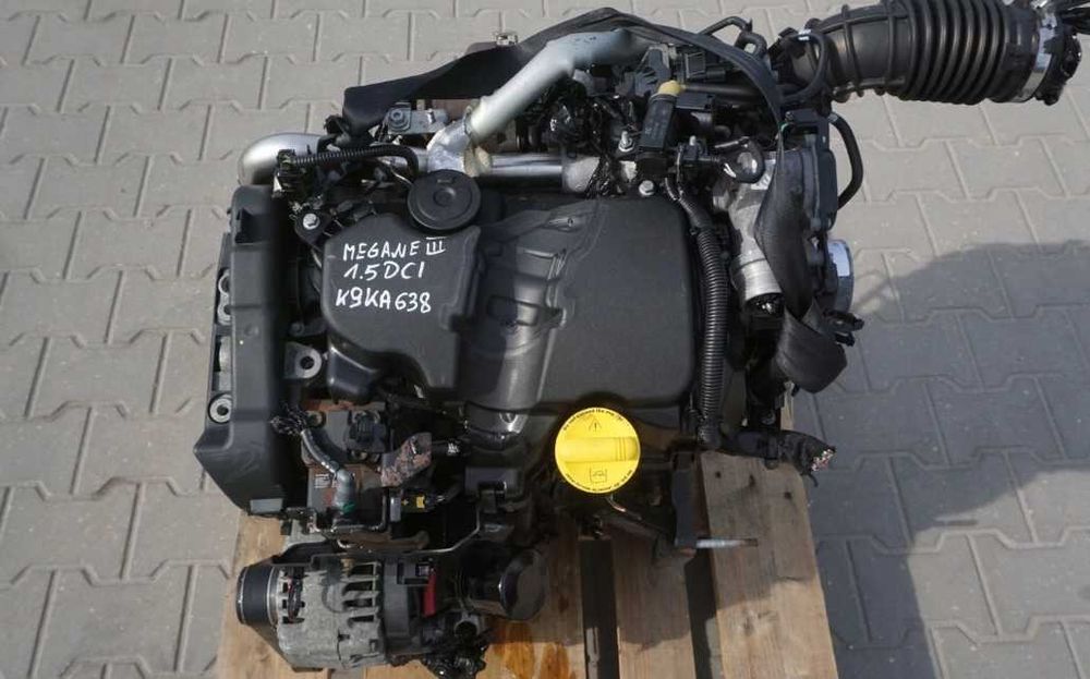 Двигатель 1.5 K9K Megane Scenic Кенго Мотор Двигун Рено Megane К9К 636