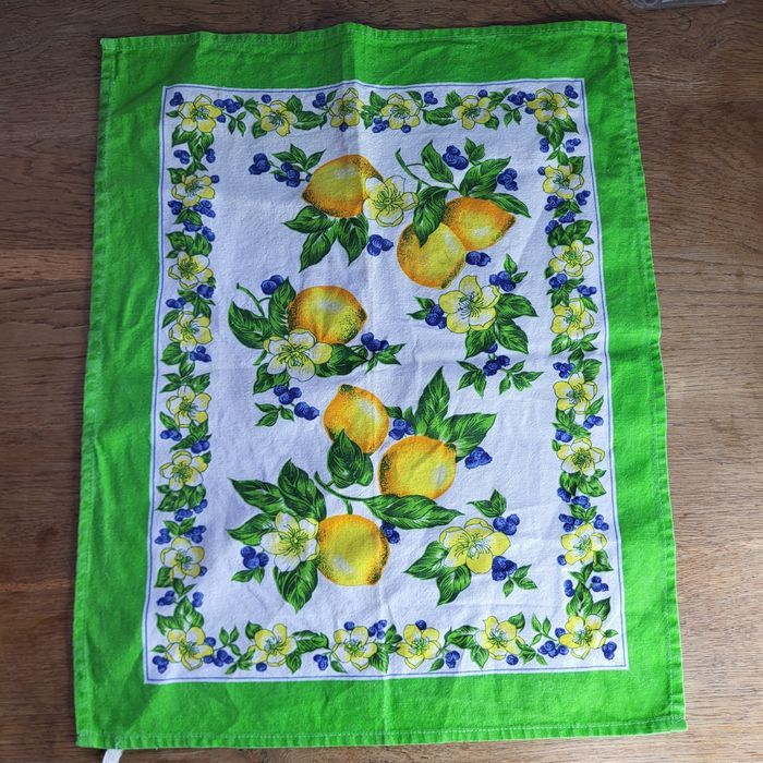 Duża ścierka CYTRYNY 100% bawełna ⁹²