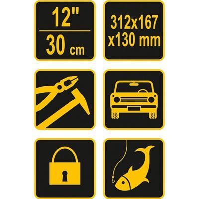 Skrzynka narzędziowa plastikowa 12" Vorel 78801