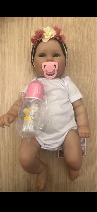 Реборн дівчинка реалістична 3Dшкіра Reborn лялька пупс кукла baby born