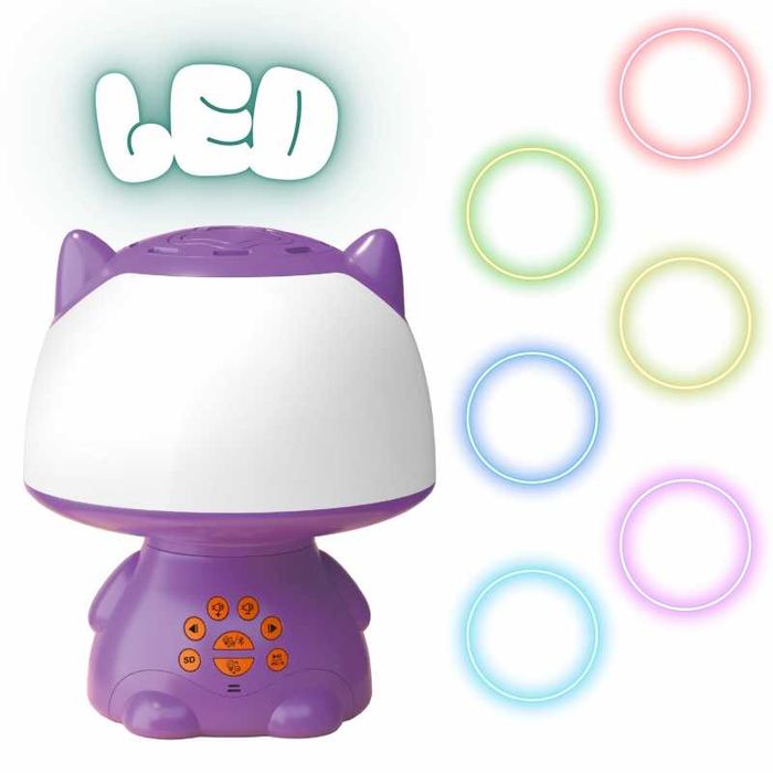 Multifunkcyjna Lampka RGB Głośnik Bluetooth Karaoke Modulator Głosu
