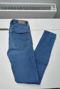 Lee Ivy high rise skinny jeansy z wysokim stanem rurki W26 L31 XS