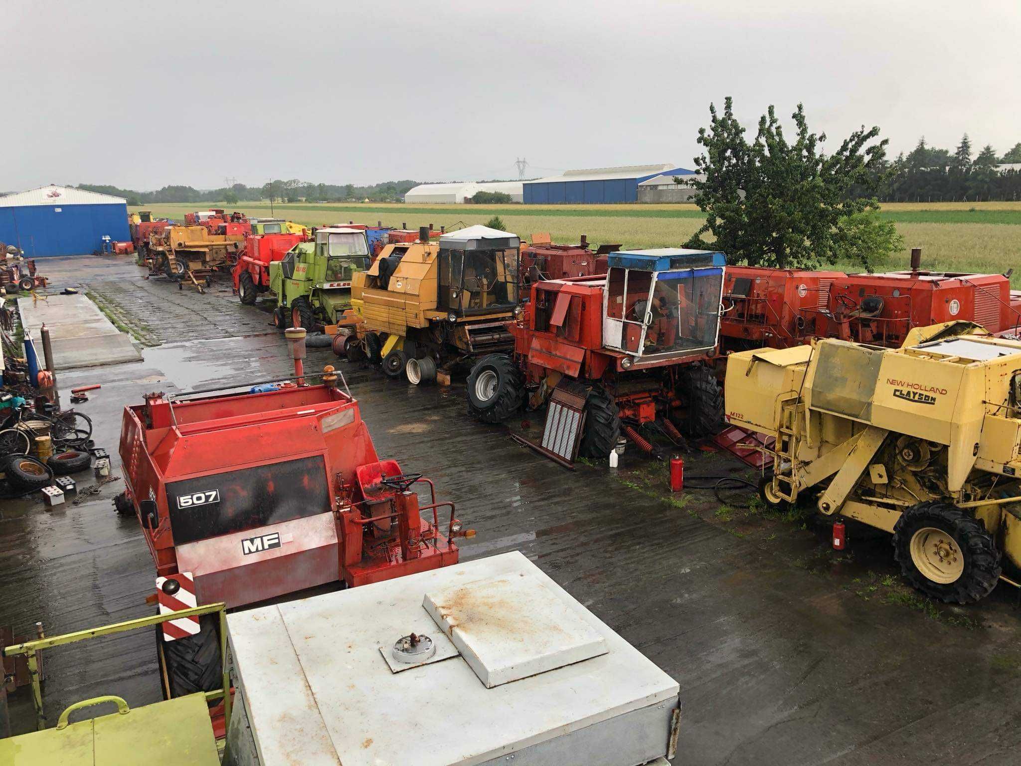 Skup kombajnów, sieczkarni bizon, claas, new holland itd.