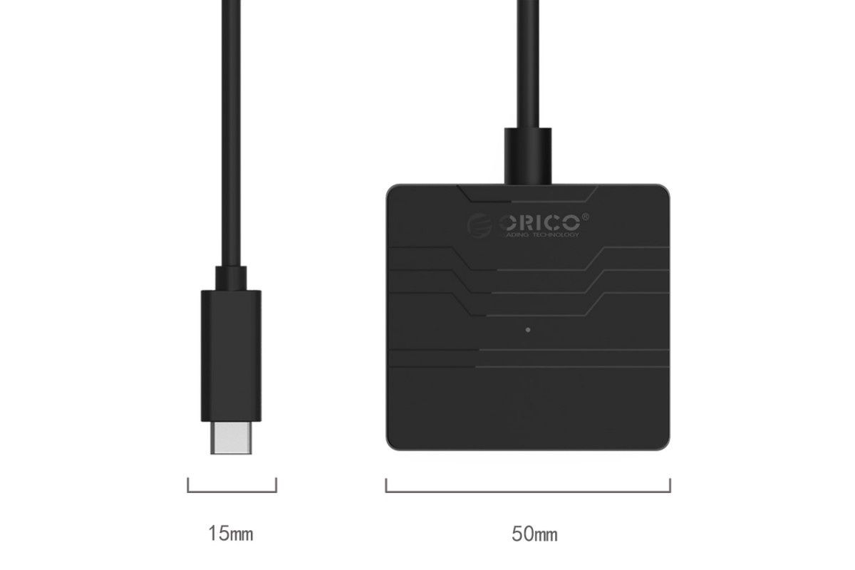 Адаптер перехідник Orico 27UTS-C3 з USB 3.1 Type C на SATA III для 2,5