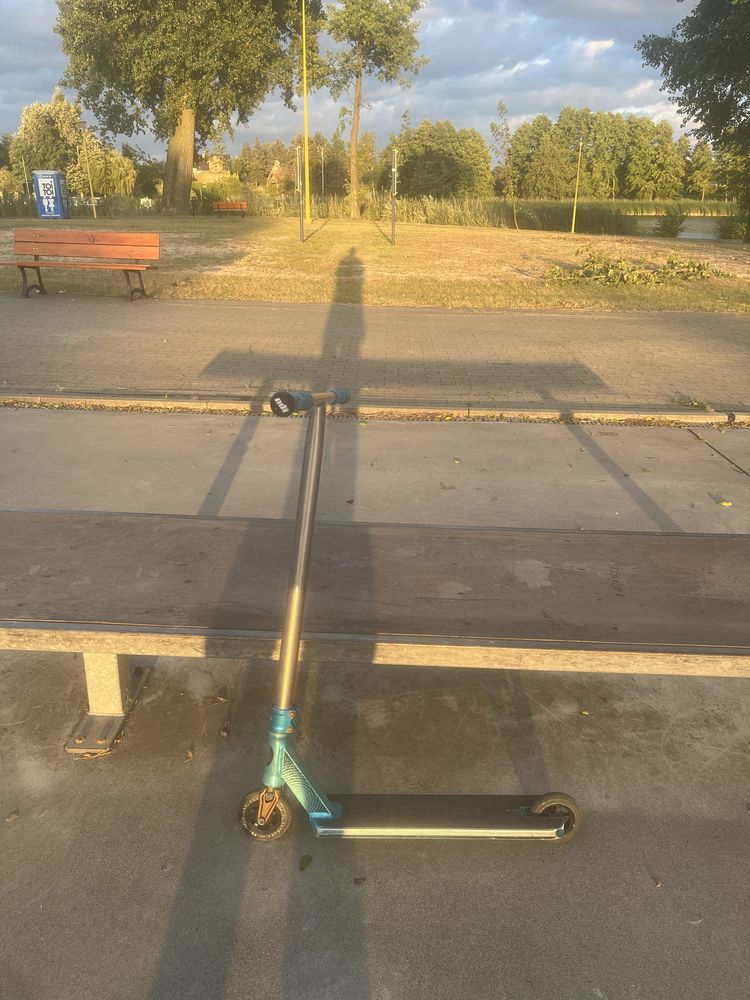 hulajnoga wyczynowa zbudowana przeze mnie