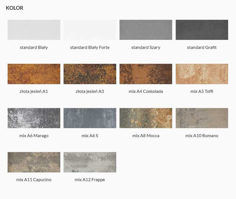 Kostka dekoracyjna Rossano firmy KOST-BET