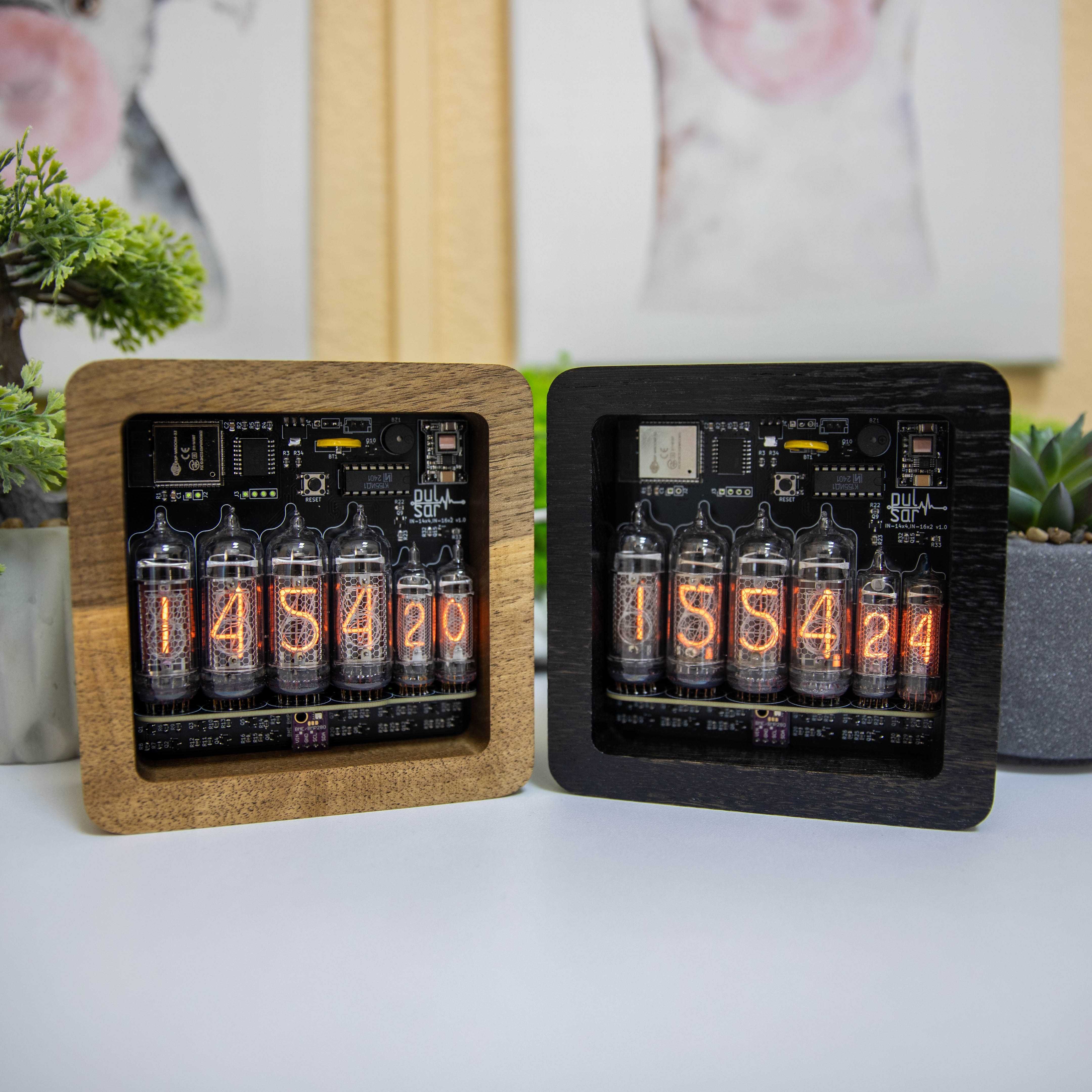 Ламповий Годинник Nixie Clock ИН-14+ИН-16