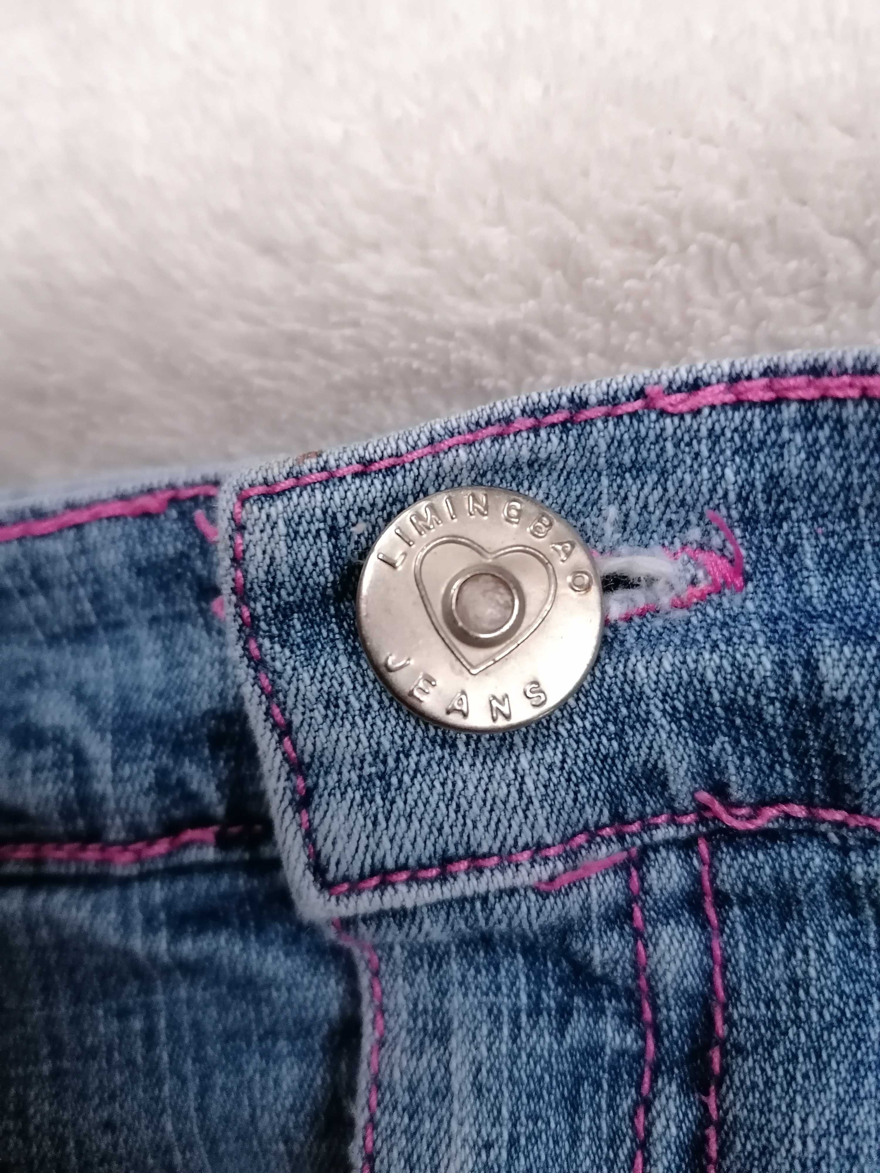 Spódnica dziewczęca jeansowa CTM rozmiar 104