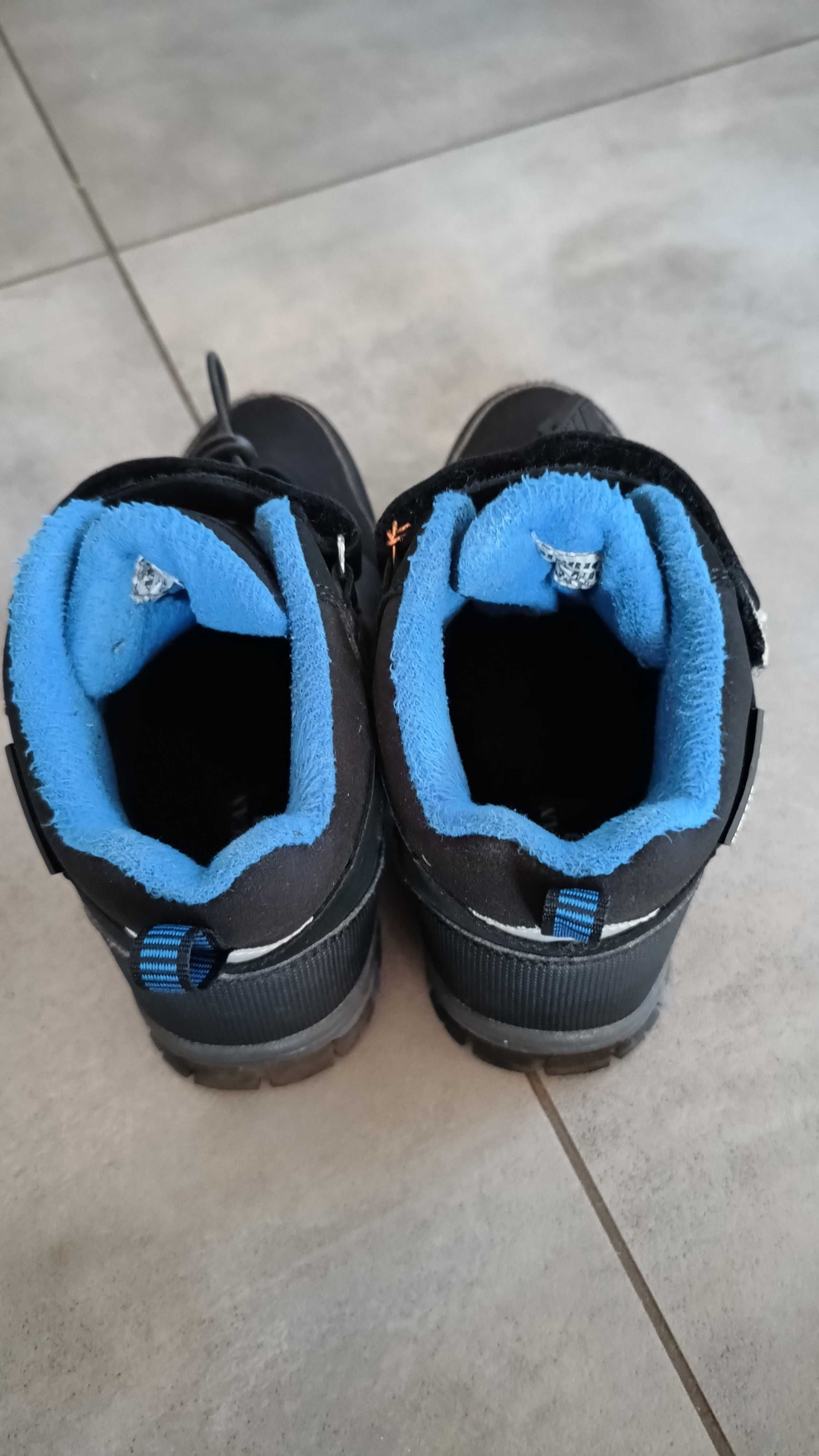Buty zimowe ocieplane rozmiar 34