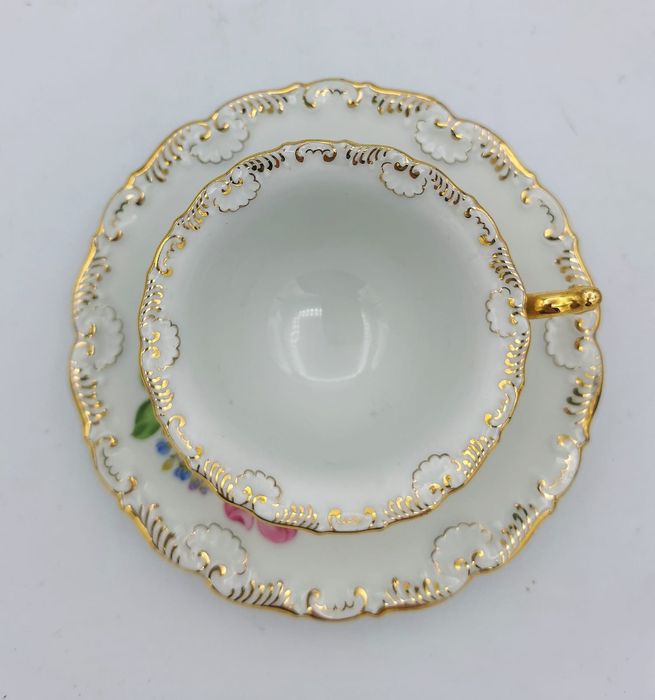 Porcelana Meissen DUO Mokka Miśnia. Muzealna Kolekcjonerska