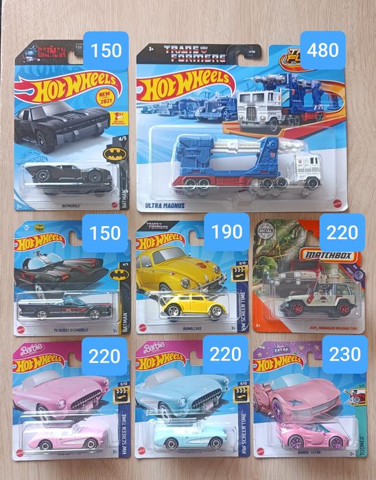 Машинки Hot Wheels, Matchbox, BMW Mercedes Porsche
