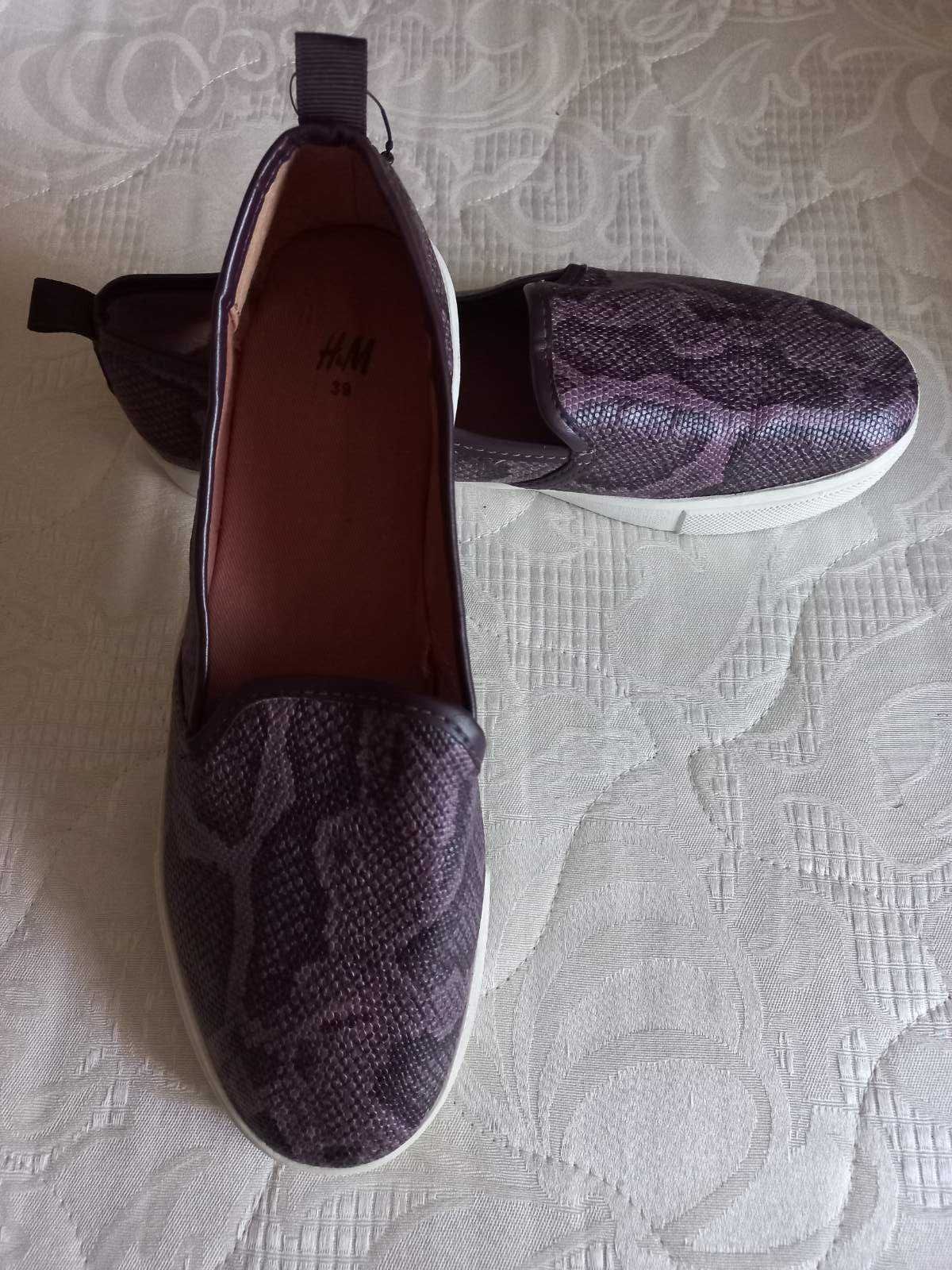 Мокасины Слипоны Балетки Тапки H&M р. 39