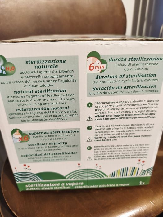 Esterilizador eléctrico a vapor