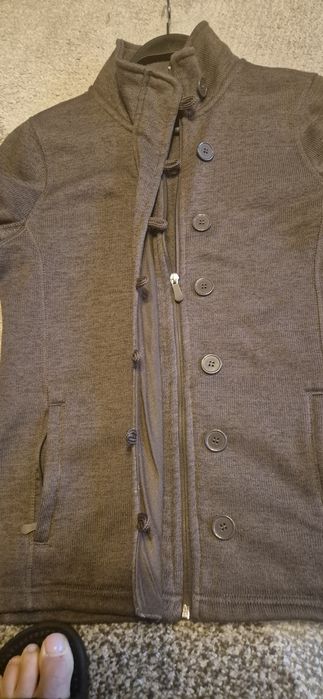 Bluza typu polar brązowa