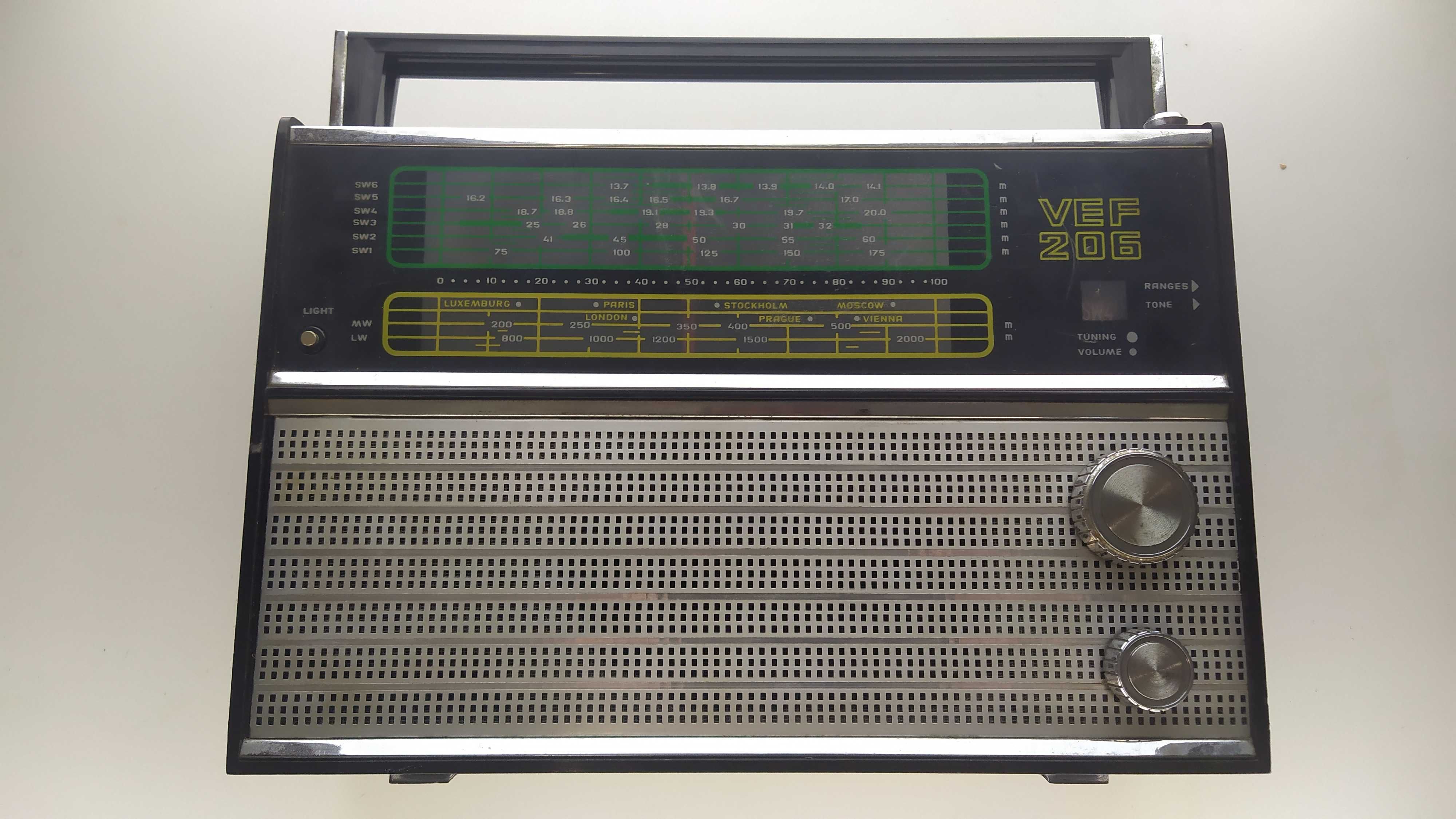 Radio Tento VEF 206 PRL made in CCCP ładny stan vintage kolekcjonerski