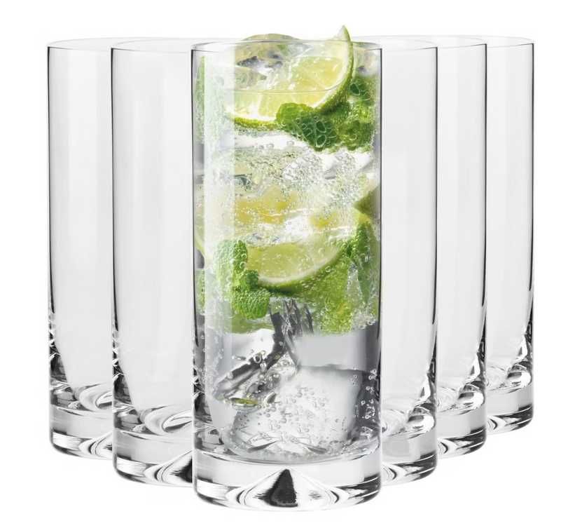 Komplet nowych szklanek do napojów Krosno Glass Mixology 300 ml