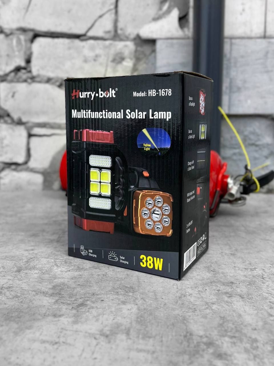 Ліхтар ручний Solar Hurry Bolt HB-1678