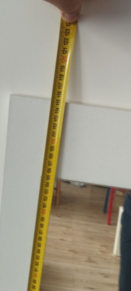 Lustro 115/50 na płycie z wieszakami