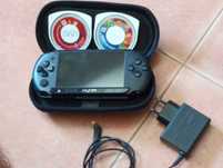 Consola PSP como nova com bolsa e carregador + 2 Jogos