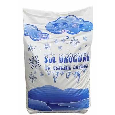 sól drogowa, do chodników 1 tona, kurier