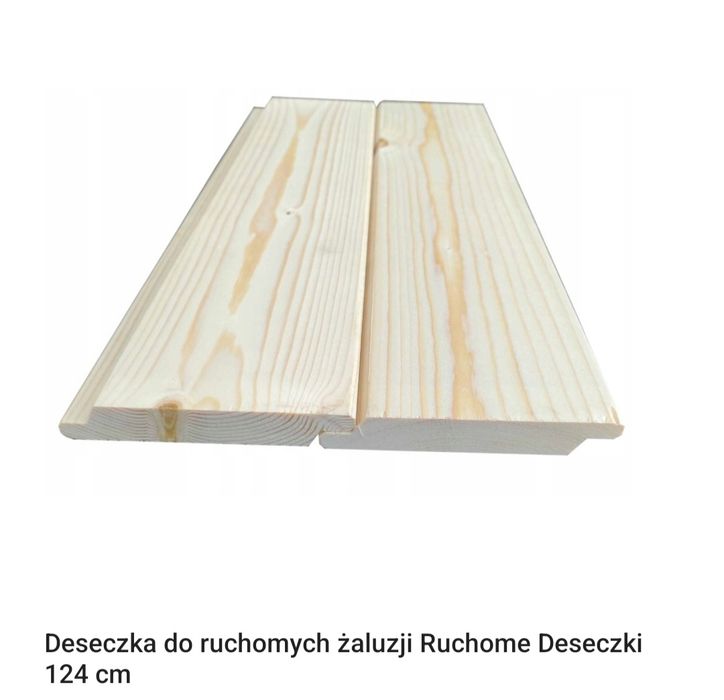 System do żaluzji/mechanizm do ruchomych deseczek +48szt deska sosnowa