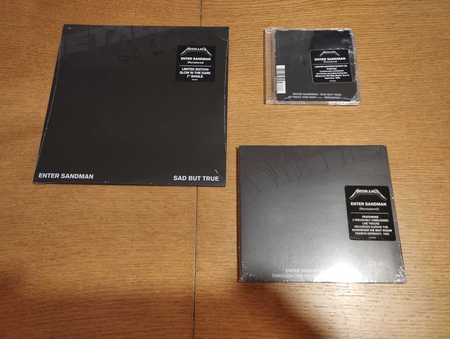 Metallica Enter Sandman, zestaw, 2 x CD, SP