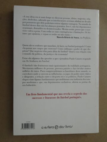 Os Senhores do Futebol de Paulo Catarro - 1ª Edição