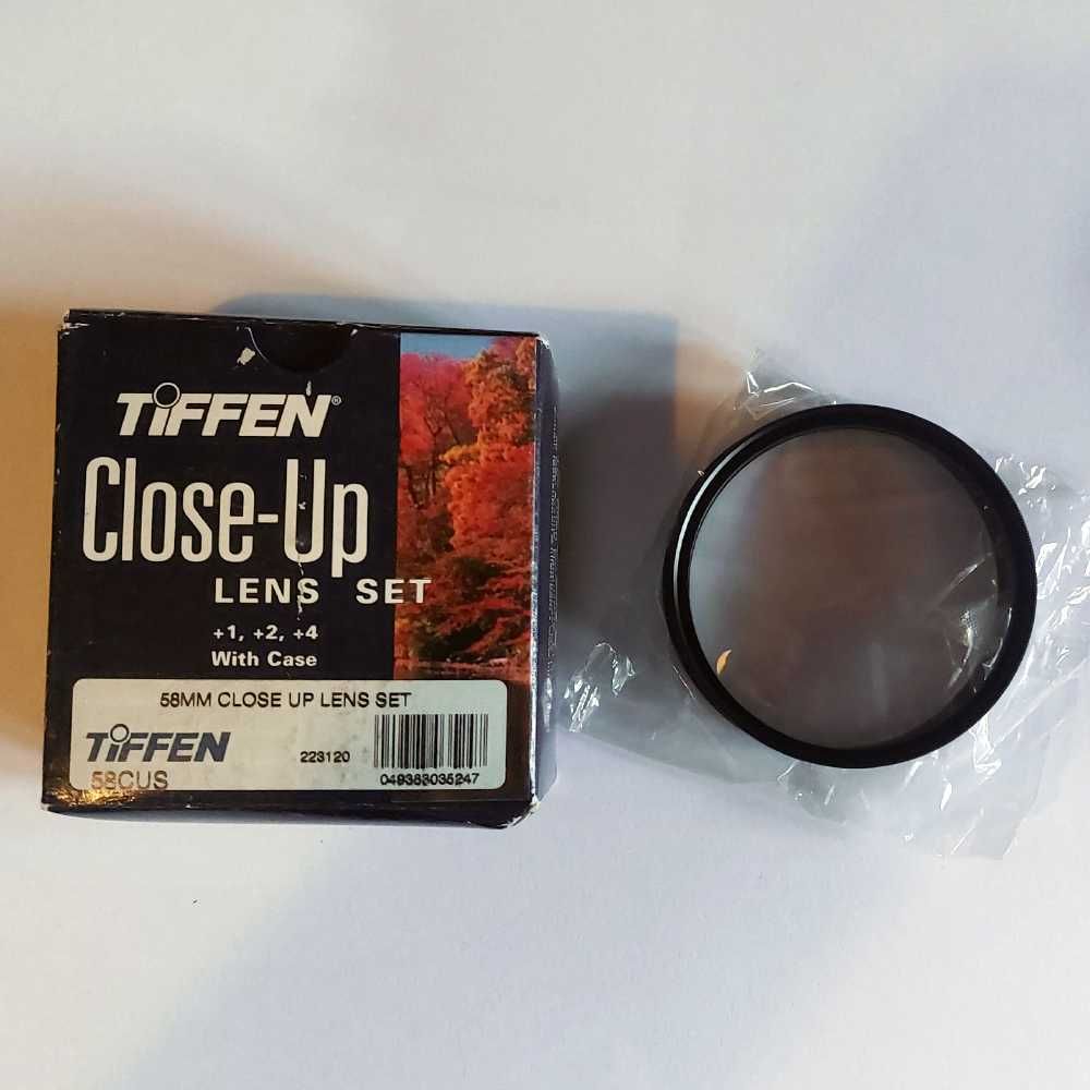 Kit de Filtros TIFFEN Close-Up +1 +2 +4 com diâmetro 58 mm