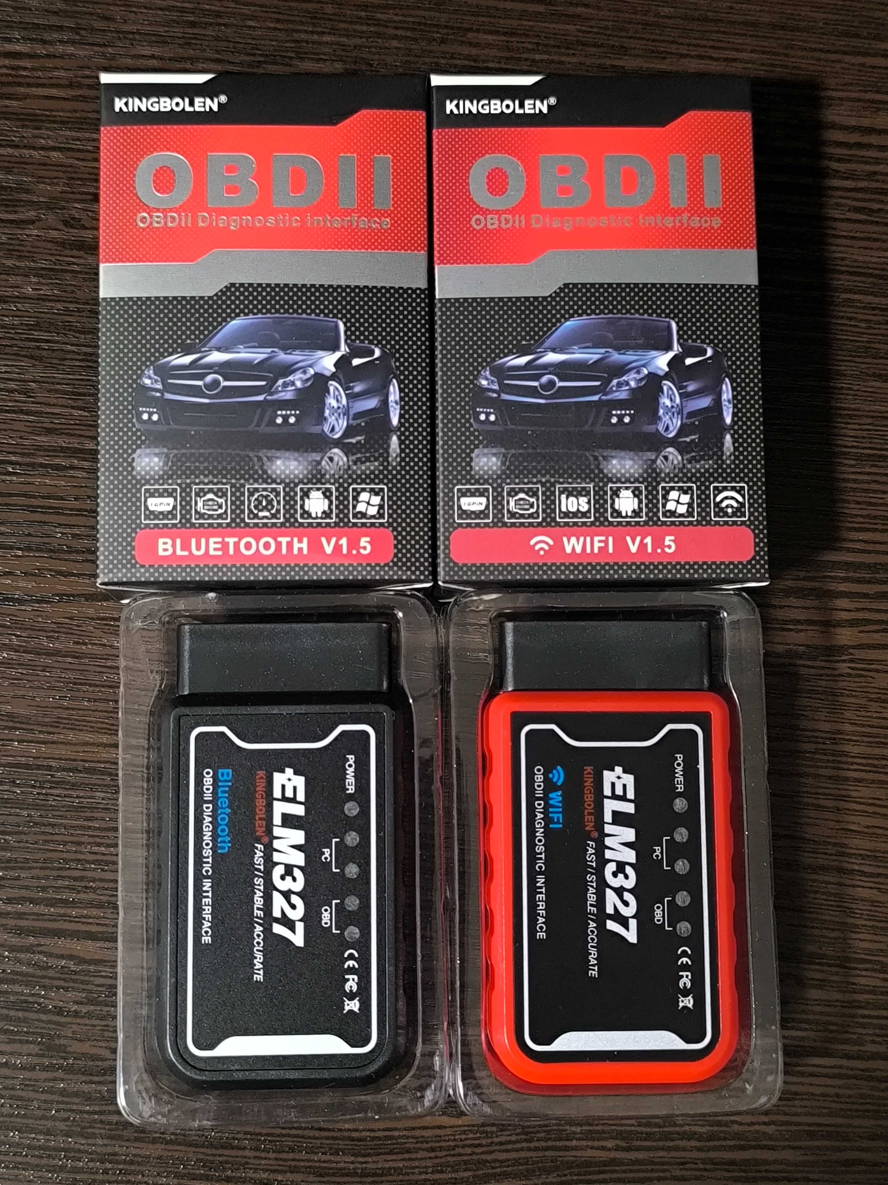 Автосканер Kingbolen ELM327 v1.5 OBD2 WIFI/Bluetooth
PIC18F25K80
