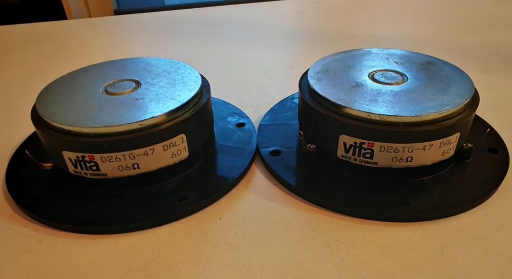 Głośniki VIFA D26-TG-47 DALI wysokotonowe tweetery 2szt.