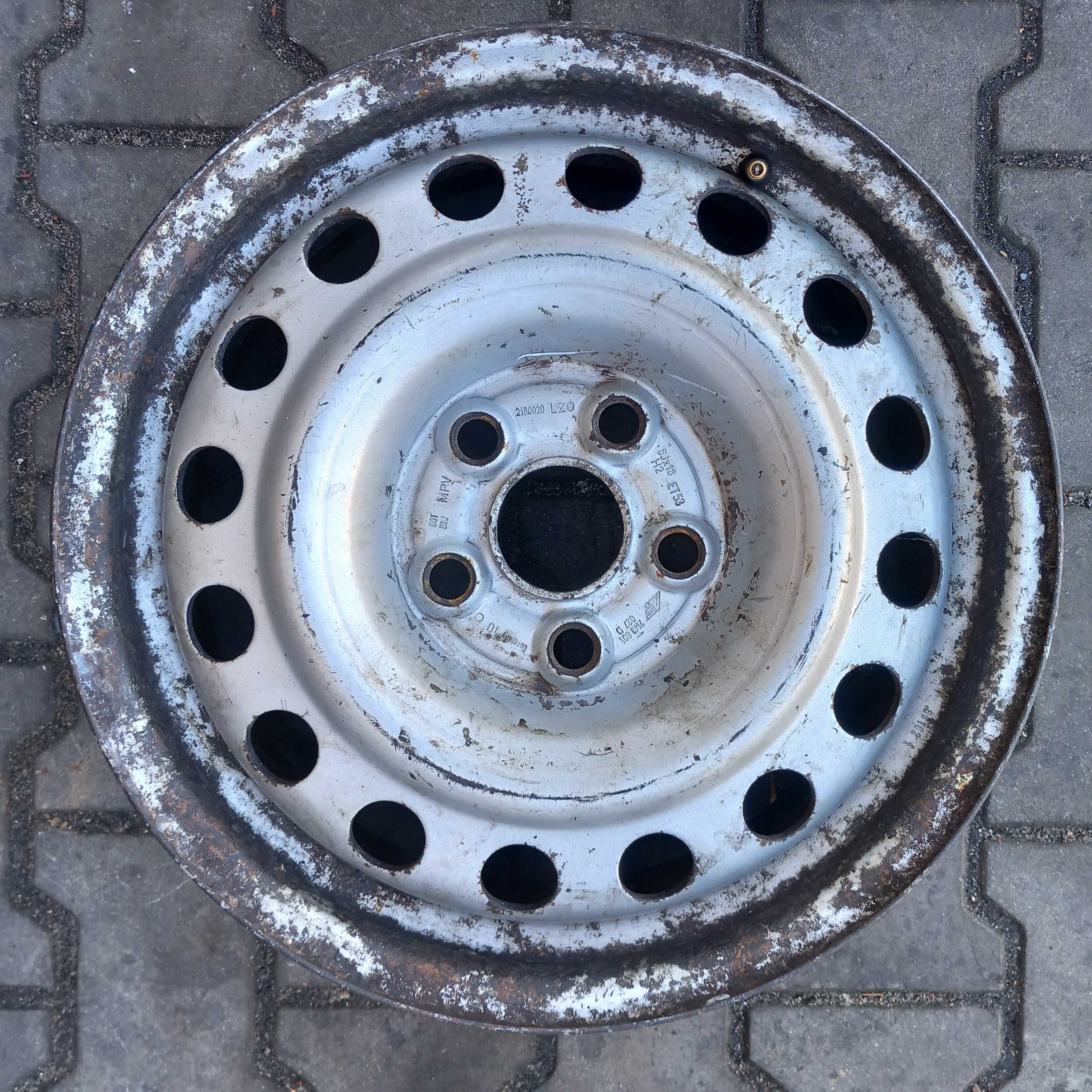 Felga Stalowa 6,5jx16 ET50 5x112 (B2282)